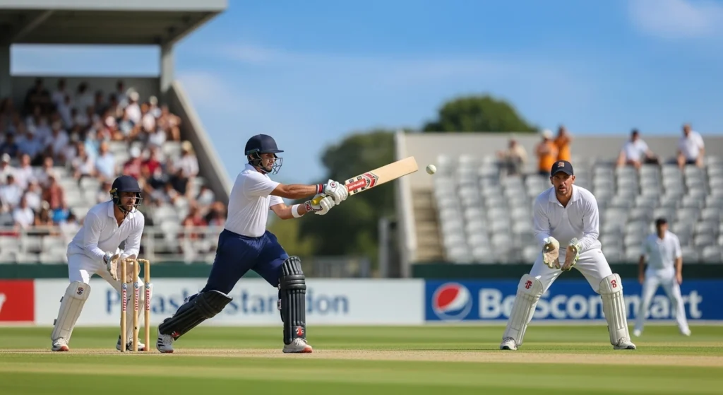 Cricket match in action — ideal for cricket betting.