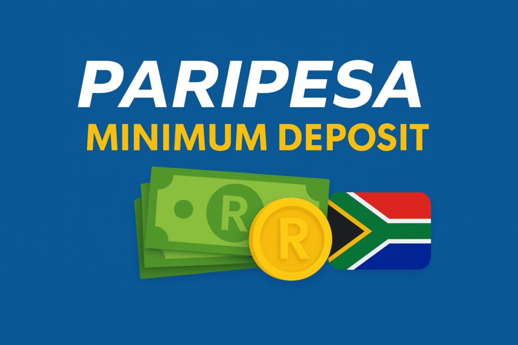 Minimum deposits in South Africa